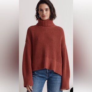 Madewell Wide Rib Turtleneck Sweater